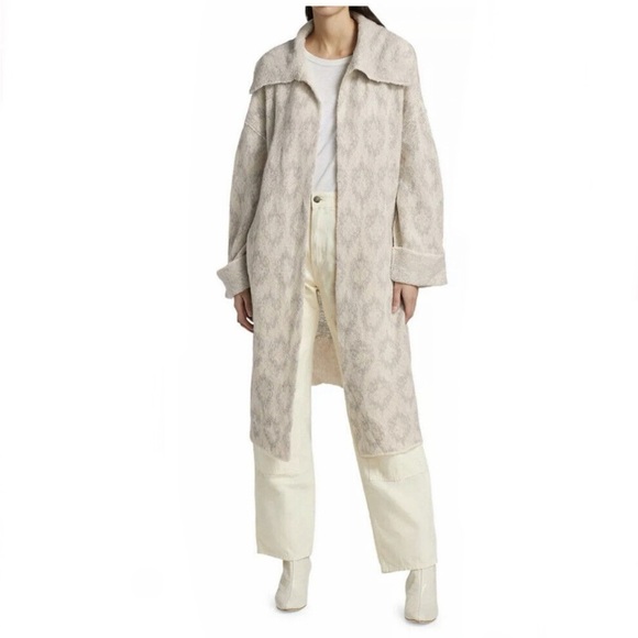 Free People Like a Diamond Sweater Coat in Icy Diamonds Combo - Picture 5 of 10